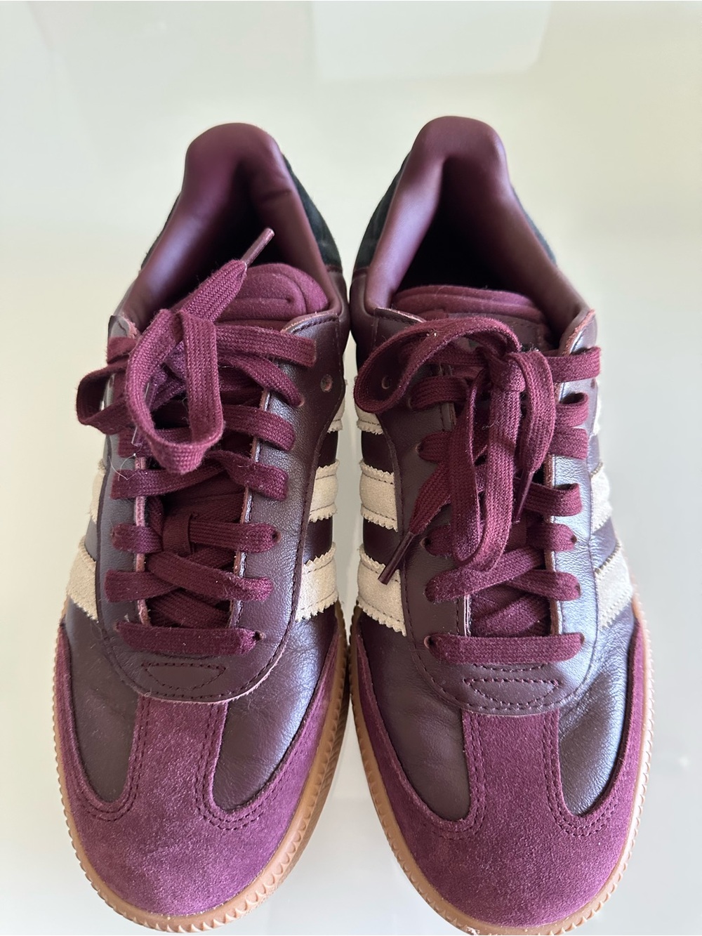 Adidas Samba XLG Maroon Burgundy Sneakers – Men’s 8.5 / Women’s 9.5